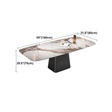 1/4/5 Pieces Dining Chairs Set with Sintered Stone Top Dining Table Set for Home Clearhalo 'Dining Room Sets' 'Dining Tables & Seating' 'dining_room_set' 'furn' 'furn_dining_room_set' 'Furniture' 'furniture_dining_room_set' 'Kitchen & Dining Furniture' 'kitchen&dining_furn' 'kitchen' 4684244