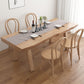 Modern 1/2/4/5/6 Pieces Rectangle Dining Set Solid Wood Dining Table with Chairs Clearhalo 'Dining Room Sets' 'Dining Tables & Seating' 'dining_room_set' 'furn' 'furn_dining_room_set' 'Furniture' 'furniture_dining_room_set' 'Kitchen & Dining Furniture' 'kitchen&dining_furn' 'kitchen' 4684248