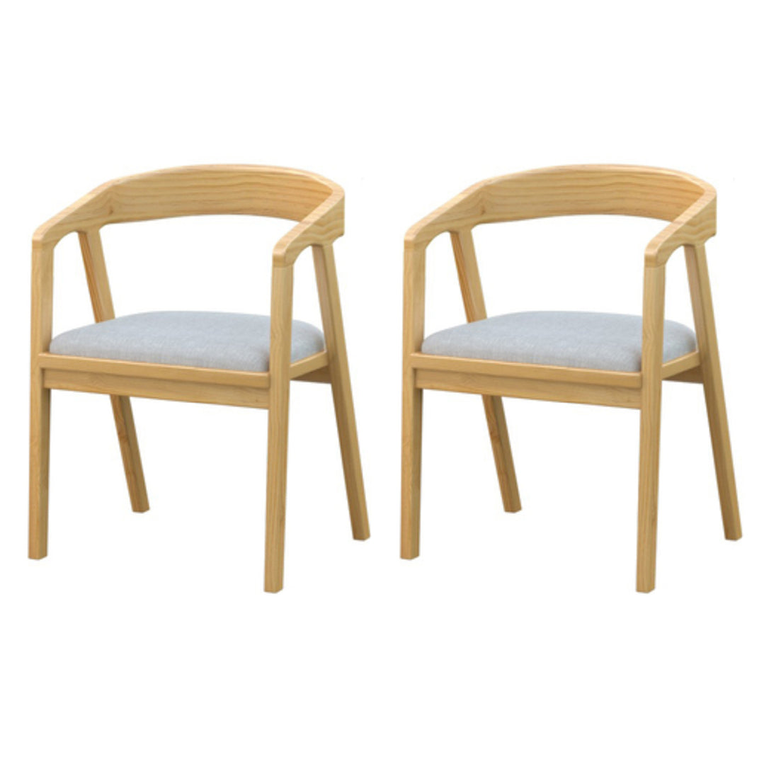 Modern 1/2/4/5/6 Pieces Rectangle Dining Set Solid Wood Dining Table with Chairs 2 Grey Chairs Clearhalo 'Dining Room Sets' 'Dining Tables & Seating' 'dining_room_set' 'furn' 'furn_dining_room_set' 'Furniture' 'furniture_dining_room_set' 'Kitchen & Dining Furniture' 'kitchen&dining_furn' 'kitchen' 4684249