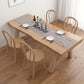 Modern 1/2/4/5/6 Pieces Rectangle Dining Set Solid Wood Dining Table with Chairs Clearhalo 'Dining Room Sets' 'Dining Tables & Seating' 'dining_room_set' 'furn' 'furn_dining_room_set' 'Furniture' 'furniture_dining_room_set' 'Kitchen & Dining Furniture' 'kitchen&dining_furn' 'kitchen' 4684261