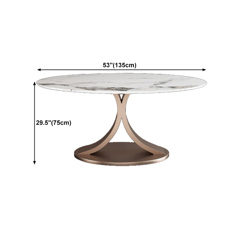 Modern 1/4/7 Pieces Dining Table Set with Sintered Stone Top Stainless Steel Dinette Set Clearhalo 'Dining Room Sets' 'Dining Tables & Seating' 'dining_room_set' 'furn' 'furn_dining_room_set' 'Furniture' 'furniture_dining_room_set' 'Kitchen & Dining Furniture' 'kitchen&dining_furn' 'kitchen' 4684289