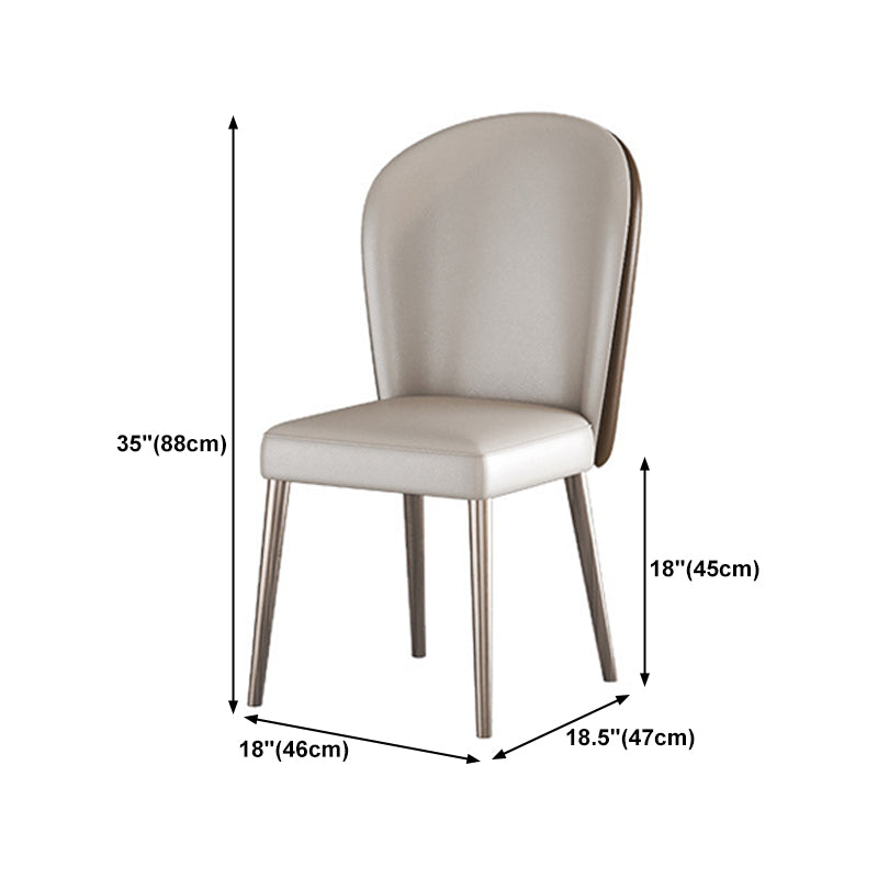Modern 1/4/7 Pieces Dining Table Set with Sintered Stone Top Stainless Steel Dinette Set Clearhalo 'Dining Room Sets' 'Dining Tables & Seating' 'dining_room_set' 'furn' 'furn_dining_room_set' 'Furniture' 'furniture_dining_room_set' 'Kitchen & Dining Furniture' 'kitchen&dining_furn' 'kitchen' 4684293