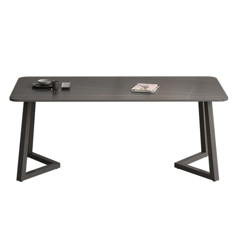 Modern 1/4/5/7 Pieces Dining Room Table Set Sintered Stone Dining Set Clearhalo 'Dining Room Sets' 'Dining Tables & Seating' 'dining_room_set' 'furn' 'furn_dining_room_set' 'Furniture' 'furniture_dining_room_set' 'Kitchen & Dining Furniture' 'kitchen&dining_furn' 'kitchen' 4684322