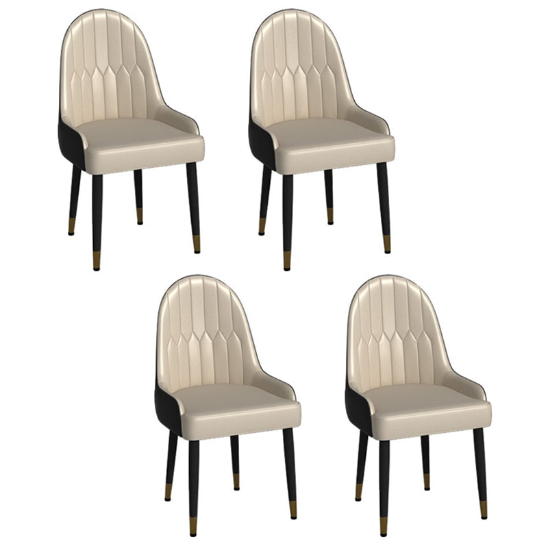 Modern 1/4/5/7 Pieces Dining Room Table Set Sintered Stone Dining Set 4 White Chairs Clearhalo 'Dining Room Sets' 'Dining Tables & Seating' 'dining_room_set' 'furn' 'furn_dining_room_set' 'Furniture' 'furniture_dining_room_set' 'Kitchen & Dining Furniture' 'kitchen&dining_furn' 'kitchen' 4684339