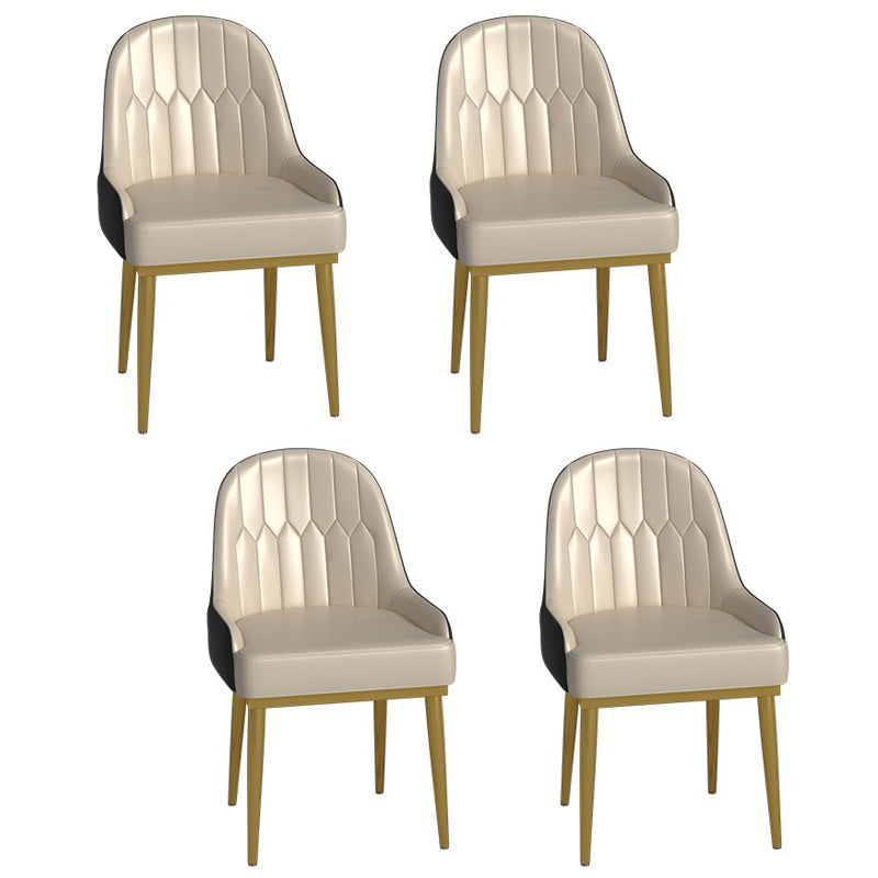 Modern 1/4/5/7 Pieces Dining Room Table Set Sintered Stone Dining Set 4 Beige Chairs Clearhalo 'Dining Room Sets' 'Dining Tables & Seating' 'dining_room_set' 'furn' 'furn_dining_room_set' 'Furniture' 'furniture_dining_room_set' 'Kitchen & Dining Furniture' 'kitchen&dining_furn' 'kitchen' 4684341