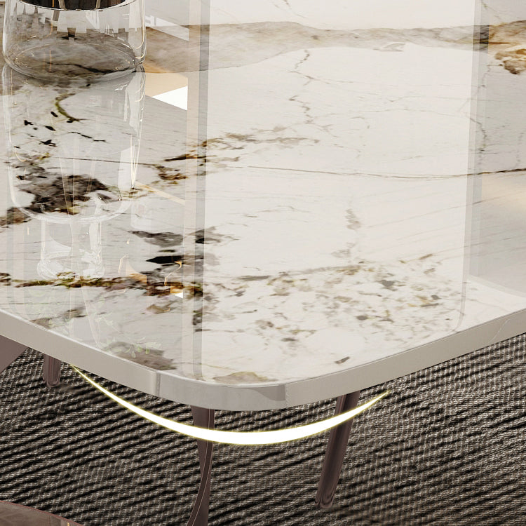 1/4/5/7/9 Pieces Dining Chairs Set Dining Table Set with Sintered Stone Top Clearhalo 'Dining Room Sets' 'Dining Tables & Seating' 'dining_room_set' 'furn' 'furn_dining_room_set' 'Furniture' 'furniture_dining_room_set' 'Kitchen & Dining Furniture' 'kitchen&dining_furn' 'kitchen' 4684351