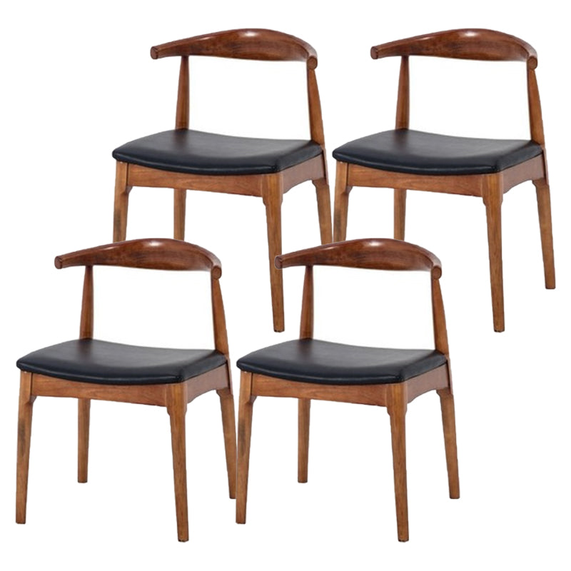 1/4/5/7 Pieces Industrial Dining Set Solid Wood and Metal Coffee Shop Table and Chairs 4 Wood Chairs Clearhalo 'Dining Room Sets' 'Dining Tables & Seating' 'dining_room_set' 'furn' 'furn_dining_room_set' 'Furniture' 'furniture_dining_room_set' 'Kitchen & Dining Furniture' 'kitchen&dining_furn' 'kitchen' 4684430