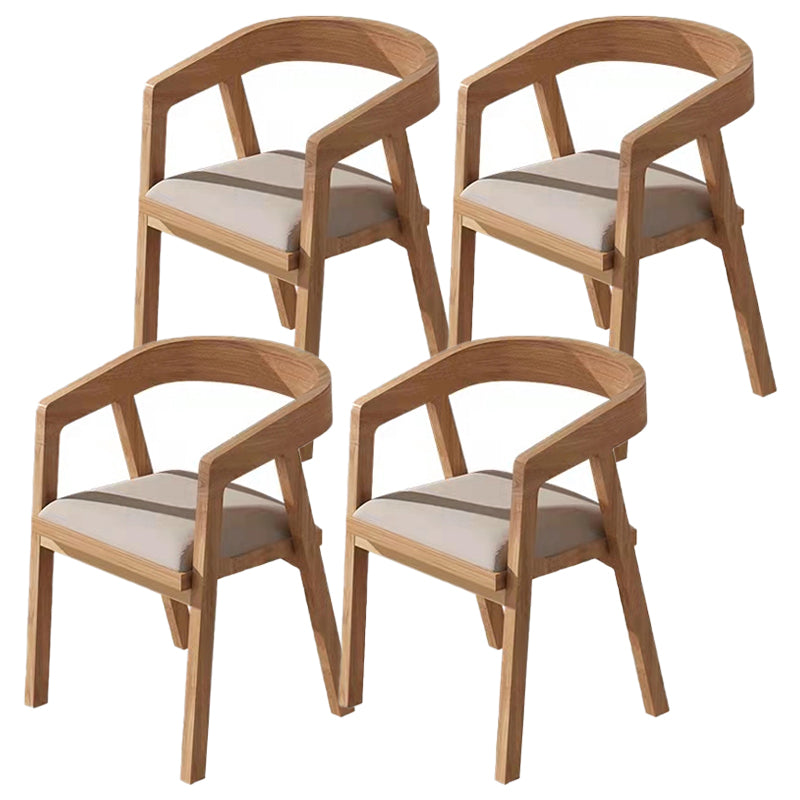 Modern 1/4/5/7 Pieces Rectangle Dining Table Set Pine Wood Dinette Set 4 Natural Chairs Clearhalo 'Dining Room Sets' 'Dining Tables & Seating' 'dining_room_set' 'furn' 'furn_dining_room_set' 'Furniture' 'furniture_dining_room_set' 'Kitchen & Dining Furniture' 'kitchen&dining_furn' 'kitchen' 4684445