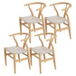 Modern 1/4/5/7 Pieces Rectangle Dining Table Set Pine Wood Dinette Set 4 Wood Chairs Clearhalo 'Dining Room Sets' 'Dining Tables & Seating' 'dining_room_set' 'furn' 'furn_dining_room_set' 'Furniture' 'furniture_dining_room_set' 'Kitchen & Dining Furniture' 'kitchen&dining_furn' 'kitchen' 4684446