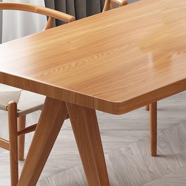 Modern 1/4/5/7 Pieces Rectangle Dining Table Set Pine Wood Dinette Set Clearhalo 'Dining Room Sets' 'Dining Tables & Seating' 'dining_room_set' 'furn' 'furn_dining_room_set' 'Furniture' 'furniture_dining_room_set' 'Kitchen & Dining Furniture' 'kitchen&dining_furn' 'kitchen' 4684455