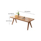 Modern 1/4/5/7 Pieces Rectangle Dining Table Set Pine Wood Dinette Set Clearhalo 'Dining Room Sets' 'Dining Tables & Seating' 'dining_room_set' 'furn' 'furn_dining_room_set' 'Furniture' 'furniture_dining_room_set' 'Kitchen & Dining Furniture' 'kitchen&dining_furn' 'kitchen' 4684464