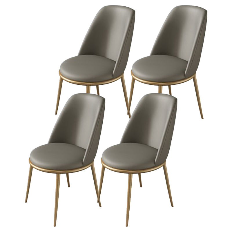 Glam 1/4/5 Pieces Dining Set Rectangle Stone Dining Table for Dining Room 4 Grey Chairs Clearhalo 'Dining Room Sets' 'Dining Tables & Seating' 'dining_room_set' 'furn' 'furn_dining_room_set' 'Furniture' 'furniture_dining_room_set' 'Kitchen & Dining Furniture' 'kitchen&dining_furn' 'kitchen' 4684498