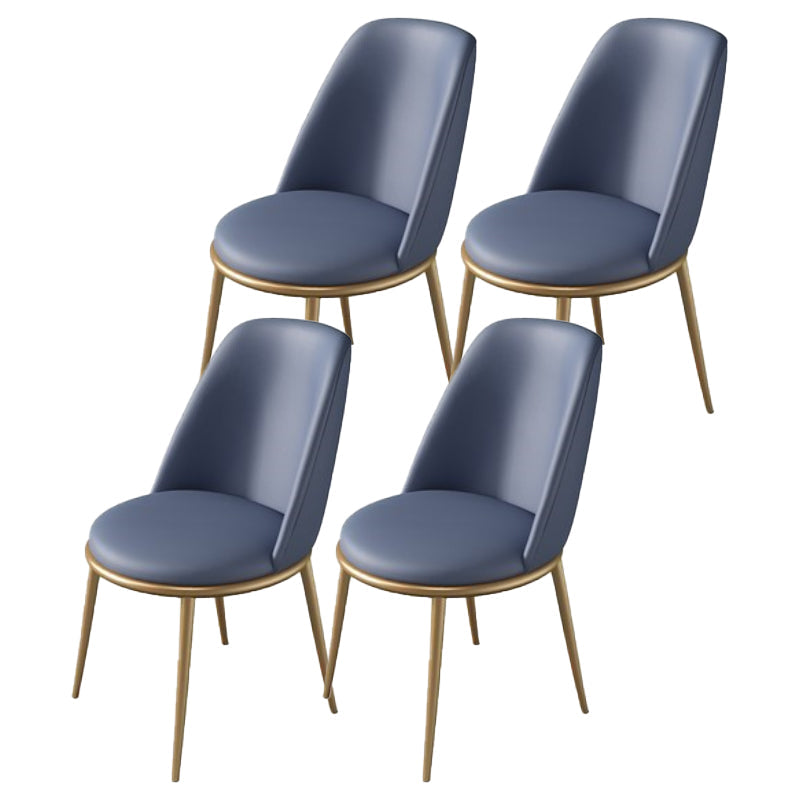 Glam 1/4/5 Pieces Dining Set Rectangle Stone Dining Table for Dining Room 4 Dark Blue Chairs Clearhalo 'Dining Room Sets' 'Dining Tables & Seating' 'dining_room_set' 'furn' 'furn_dining_room_set' 'Furniture' 'furniture_dining_room_set' 'Kitchen & Dining Furniture' 'kitchen&dining_furn' 'kitchen' 4684500