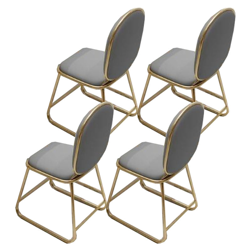 Glam 1/4/5 Pieces Dining Set Rectangle Stone Dining Table for Dining Room 4 Dark Grey Chairs Clearhalo 'Dining Room Sets' 'Dining Tables & Seating' 'dining_room_set' 'furn' 'furn_dining_room_set' 'Furniture' 'furniture_dining_room_set' 'Kitchen & Dining Furniture' 'kitchen&dining_furn' 'kitchen' 4684503