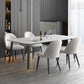 1/4/5 Pieces White Stone Dining Set Modern Solid Back Chair Rectangle Dining Furniture Clearhalo 'Dining Room Sets' 'Dining Tables & Seating' 'dining_room_set' 'furn' 'furn_dining_room_set' 'Furniture' 'furniture_dining_room_set' 'Kitchen & Dining Furniture' 'kitchen&dining_furn' 'kitchen' 4684529