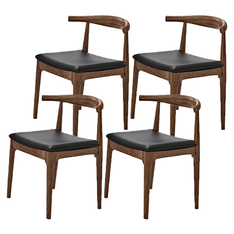 Industrial 1/4/5 Pieces Dining Furniture Set Solid Wood Dining Room Furniture 4 Black Chairs Clearhalo 'Dining Room Sets' 'Dining Tables & Seating' 'dining_room_set' 'furn' 'furn_dining_room_set' 'Furniture' 'furniture_dining_room_set' 'Kitchen & Dining Furniture' 'kitchen&dining_furn' 'kitchen' 4684538