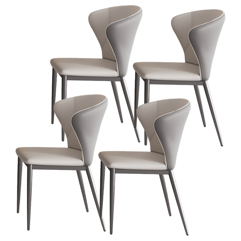 1/4/5/7 Pieces Dining Chairs Set White Rectangular Dining Room Table for Home 4 White Chairs Clearhalo 'Dining Room Sets' 'Dining Tables & Seating' 'dining_room_set' 'furn' 'furn_dining_room_set' 'Furniture' 'furniture_dining_room_set' 'Kitchen & Dining Furniture' 'kitchen&dining_furn' 'kitchen' 4684554
