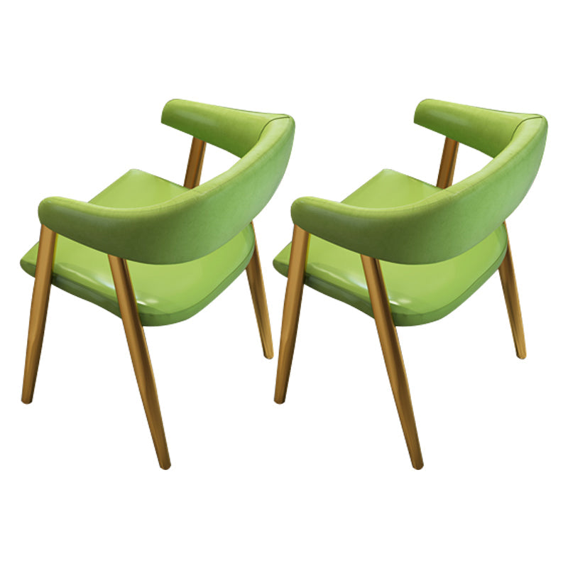 Glam 1/2/5 Pieces Dining Set Stone Geometry Wood Dining Table for Dining Room 2 Green Chairs Clearhalo 'Dining Room Sets' 'Dining Tables & Seating' 'dining_room_set' 'furn' 'furn_dining_room_set' 'Furniture' 'furniture_dining_room_set' 'Kitchen & Dining Furniture' 'kitchen&dining_furn' 'kitchen' 4684579