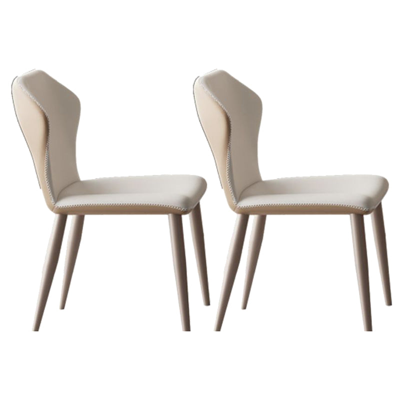 Contemporary 1/2/5/7/9 Pieces Dinette Set Rectangle Dining Table Set 2 White Chairs Clearhalo 'Dining Room Sets' 'Dining Tables & Seating' 'dining_room_set' 'furn' 'furn_dining_room_set' 'Furniture' 'furniture_dining_room_set' 'Kitchen & Dining Furniture' 'kitchen&dining_furn' 'kitchen' 4684610