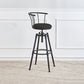 Industrial Upholstered Swivel Adjustable Height Stool 35.43'' Home Bar Stool Clearhalo 'Bar Furniture' 'Bar Stools' 'bar_stools' 'furniture_bar_stools' 'Kitchen & Dining Furniture' 'kitchen&dining_furn' 'kitchen' 'kitchen_furn' Furniture' 4684629