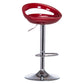 31.50" Low Back Bar and Counter Stool Contemporary Round Stool Pink 1 Piece Clearhalo 'Bar Furniture' 'Bar Stools' 'bar_stools' 'furn' 'furn_bar_stools' 'furniture_bar_stools' 'Kitchen & Dining Furniture' 'kitchen&dining_furn' 'kitchen' 'kitchen_furn' Furniture' 4684664