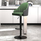 Scandinavian Metal Kitchen Dining Room Arm Stool Adjustable Height Barstool Gray-Green 1 Piece Clearhalo 'Bar Furniture' 'Bar Stools' 'bar_stools' 'furniture_bar_stools' 'Kitchen & Dining Furniture' 'kitchen&dining_furn' 'kitchen' 'kitchen_furn' Furniture' 4684756
