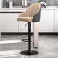 Scandinavian Metal Kitchen Dining Room Arm Stool Adjustable Height Barstool Gray-Khaki 1 Piece Clearhalo 'Bar Furniture' 'Bar Stools' 'bar_stools' 'furniture_bar_stools' 'Kitchen & Dining Furniture' 'kitchen&dining_furn' 'kitchen' 'kitchen_furn' Furniture' 4684775