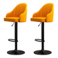 Scandinavian Metal Kitchen Dining Room Arm Stool Adjustable Height Barstool Yellow Set of 2 Clearhalo 'Bar Furniture' 'Bar Stools' 'bar_stools' 'furniture_bar_stools' 'Kitchen & Dining Furniture' 'kitchen&dining_furn' 'kitchen' 'kitchen_furn' Furniture' 4684779