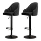 Scandinavian Metal Kitchen Dining Room Arm Stool Adjustable Height Barstool Black Set of 2 Clearhalo 'Bar Furniture' 'Bar Stools' 'bar_stools' 'furniture_bar_stools' 'Kitchen & Dining Furniture' 'kitchen&dining_furn' 'kitchen' 'kitchen_furn' Furniture' 4684782