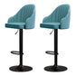 Scandinavian Metal Kitchen Dining Room Arm Stool Adjustable Height Barstool Blue Set of 2 Clearhalo 'Bar Furniture' 'Bar Stools' 'bar_stools' 'furniture_bar_stools' 'Kitchen & Dining Furniture' 'kitchen&dining_furn' 'kitchen' 'kitchen_furn' Furniture' 4684788