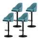 Scandinavian Metal Kitchen Dining Room Arm Stool Adjustable Height Barstool Blue Set of 4 Clearhalo 'Bar Furniture' 'Bar Stools' 'bar_stools' 'furniture_bar_stools' 'Kitchen & Dining Furniture' 'kitchen&dining_furn' 'kitchen' 'kitchen_furn' Furniture' 4684789