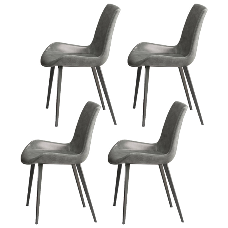 Contemporary 1/4/5/6/7 Pieces Dining Room Set Rectangle Dining Table Set 4 Grey Chairs Clearhalo 'Dining Room Sets' 'Dining Tables & Seating' 'dining_room_set' 'furn' 'furn_dining_room_set' 'Furniture' 'furniture_dining_room_set' 'Kitchen & Dining Furniture' 'kitchen&dining_furn' 'kitchen' 4685266