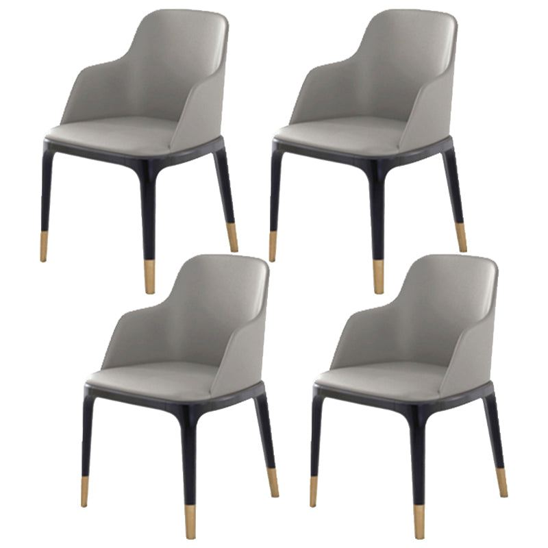 Contemporary 1/4/5/6/7 Pieces Dining Room Set Rectangle Dining Table Set 4 Light Grey Chairs Clearhalo 'Dining Room Sets' 'Dining Tables & Seating' 'dining_room_set' 'furn' 'furn_dining_room_set' 'Furniture' 'furniture_dining_room_set' 'Kitchen & Dining Furniture' 'kitchen&dining_furn' 'kitchen' 4685272