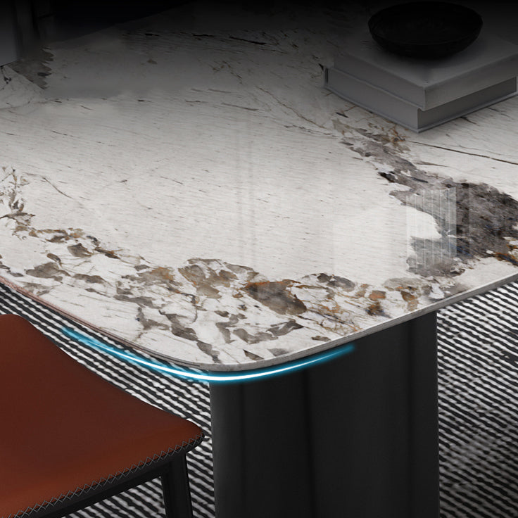 Contemporary 1/4/5/6/7 Pieces Dining Room Set Rectangle Dining Table Set Clearhalo 'Dining Room Sets' 'Dining Tables & Seating' 'dining_room_set' 'furn' 'furn_dining_room_set' 'Furniture' 'furniture_dining_room_set' 'Kitchen & Dining Furniture' 'kitchen&dining_furn' 'kitchen' 4685273