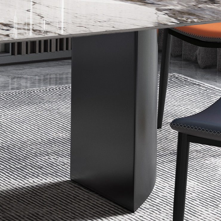 Contemporary 1/4/5/6/7 Pieces Dining Room Set Rectangle Dining Table Set Clearhalo 'Dining Room Sets' 'Dining Tables & Seating' 'dining_room_set' 'furn' 'furn_dining_room_set' 'Furniture' 'furniture_dining_room_set' 'Kitchen & Dining Furniture' 'kitchen&dining_furn' 'kitchen' 4685277