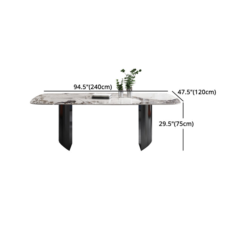 Contemporary 1/4/5/6/7 Pieces Dining Room Set Rectangle Dining Table Set Clearhalo 'Dining Room Sets' 'Dining Tables & Seating' 'dining_room_set' 'furn' 'furn_dining_room_set' 'Furniture' 'furniture_dining_room_set' 'Kitchen & Dining Furniture' 'kitchen&dining_furn' 'kitchen' 4685288