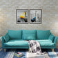 Sofa with 3 Pillows 3 Seater Hair Pin Legs Sofa for Bonus Room Green Clearhalo 'furn' 'furn_sofas' 'Furniture' 'furniture_sofas' 'kitchen' 'kitchen_sofas' 'Living Room Furniture' 'Sofa' 'sofas' 4686582