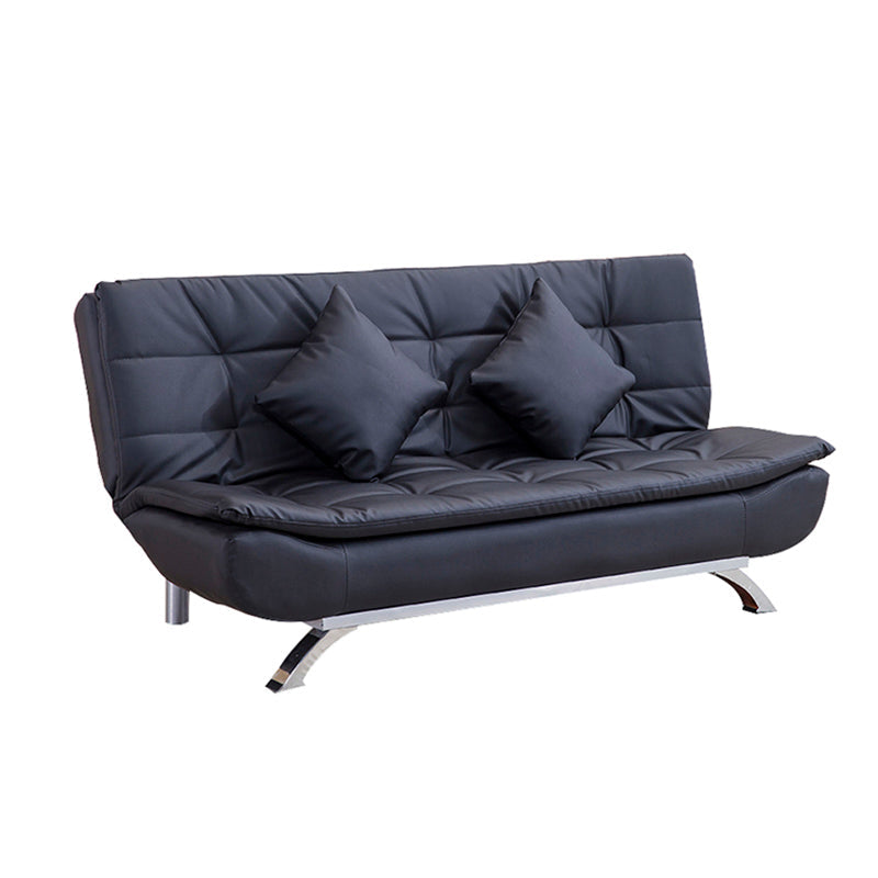 Faux Leather Modern Sofa Armless 33 "W Tufted Sofa for Living Room Clearhalo 'furn' 'furn_sofas' 'Furniture' 'furniture_sofas' 'kitchen' 'kitchen_sofas' 'Living Room Furniture' 'Sofa' 'sofas' 4686593