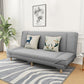 Tight Back 70.87" W √ó 23.62" D √ó 31.50" H Linen Armless Sofa with Foldable Light Gray Clearhalo 'furn' 'furn_sofas' 'Furniture' 'furniture_sofas' 'kitchen' 'kitchen_sofas' 'Living Room Furniture' 'Sofa' 'sofas' 4688859