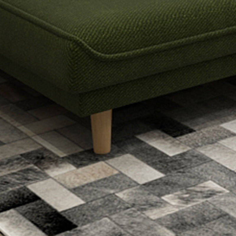 Armless Settee with Cotton Blend 19.68" W Convertible Sleeper Sofa for Apartment Clearhalo 'furn' 'furn_sofas' 'Furniture' 'furniture_sofas' 'kitchen' 'kitchen_sofas' 'Living Room Furniture' 'Sofa' 'sofas' 4688899