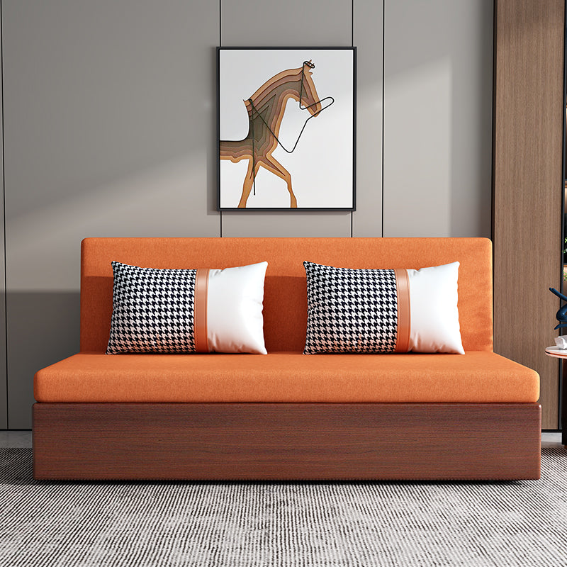 Armless Sofa Square Seating Settee for Living Room Bonus Room 39"L x 29.5"W x 33"H Clearhalo 'furn' 'furn_sofas' 'Furniture' 'furniture_sofas' 'kitchen' 'kitchen_sofas' 'Living Room Furniture' 'Sofa' 'sofas' 4688905