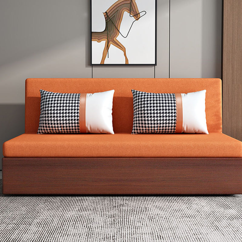 Armless Sofa Square Seating Settee for Living Room Bonus Room Clearhalo 'furn' 'furn_sofas' 'Furniture' 'furniture_sofas' 'kitchen' 'kitchen_sofas' 'Living Room Furniture' 'Sofa' 'sofas' 4688908