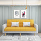 Convertible Linen Modern Sofa 27"W Sofa Square Arm with Storage 59"L x 27"W x 32"H Yellow Clearhalo 'furn' 'furn_sofas' 'Furniture' 'furniture_sofas' 'kitchen' 'kitchen_sofas' 'Living Room Furniture' 'Sofa' 'sofas' 4688919