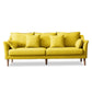 Modern Standard Wood Legs Fabric Sofa Cushions Sofa for Living Room Yellow Clearhalo 'furn' 'furn_sofas' 'Furniture' 'furniture_sofas' 'kitchen' 'kitchen_sofas' 'Living Room Furniture' 'Sofa' 'sofas' 4688943