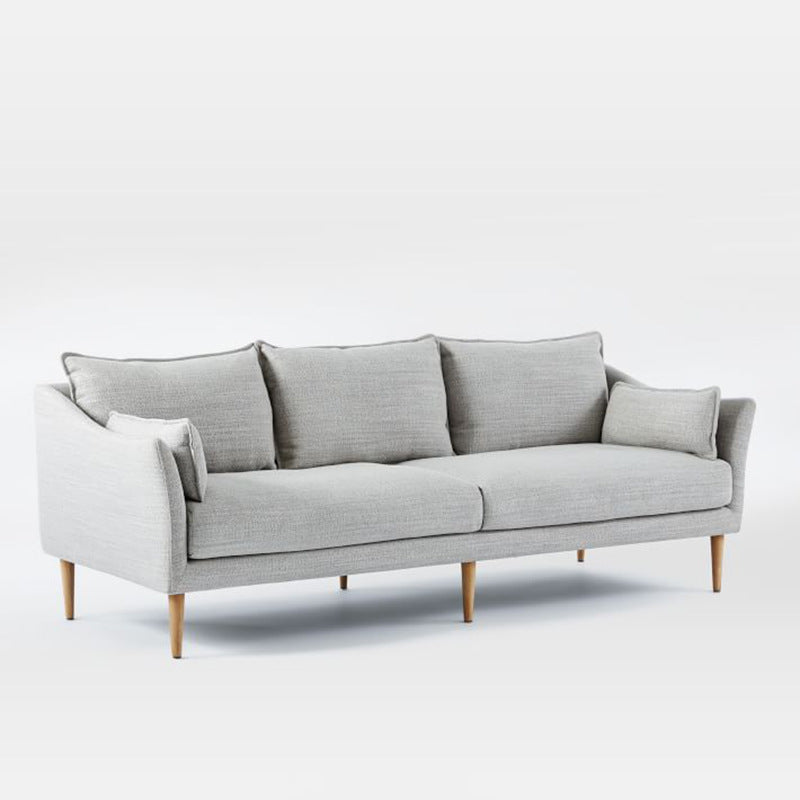 Modern Standard Wood Legs Fabric Sofa Cushions Sofa for Living Room Clearhalo 'furn' 'furn_sofas' 'Furniture' 'furniture_sofas' 'kitchen' 'kitchen_sofas' 'Living Room Furniture' 'Sofa' 'sofas' 4688946