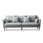Modern Standard Wood Legs Fabric Sofa Cushions Sofa for Living Room Light Gray Clearhalo 'furn' 'furn_sofas' 'Furniture' 'furniture_sofas' 'kitchen' 'kitchen_sofas' 'Living Room Furniture' 'Sofa' 'sofas' 4688948