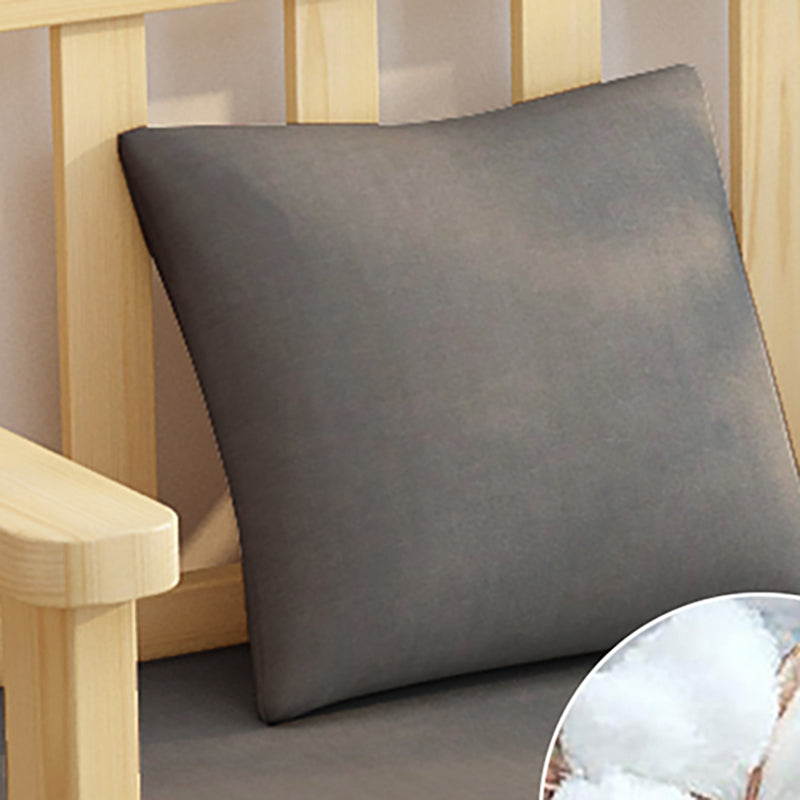 Recessed Arm Sofa with Light-grey Upholstery 22" Wide 33" Wide Clearhalo 'Furniture' 'furniture_sofas' 'kitchen' 'kitchen_sofas' 'Living Room Furniture' 'Sofa' 'sofas' 4689010