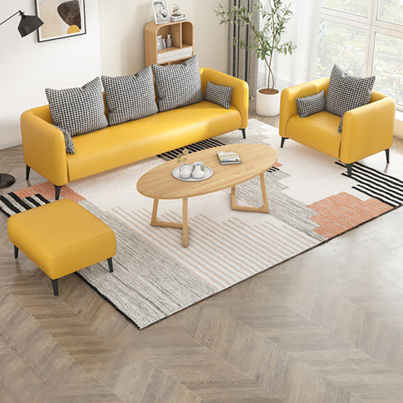 3-seater Pillow Top Arm Reclining Sofa for Living Room 28.35" Wide Clearhalo 'furn' 'furn_sofas' 'Furniture' 'furniture_sofas' 'kitchen' 'kitchen_sofas' 'Living Room Furniture' 'Sofa' 'sofas' 4689069