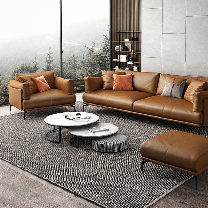 Stationary Living Room Pillow Top Arm Standard Cushions Sofa Chaise Clearhalo 'furn' 'furn_sofas' 'Furniture' 'furniture_sofas' 'kitchen' 'kitchen_sofas' 'Living Room Furniture' 'Sofa' 'sofas' 4689094