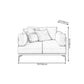 Stationary Living Room Pillow Top Arm Standard Cushions Sofa Chaise Clearhalo 'furn' 'furn_sofas' 'Furniture' 'furniture_sofas' 'kitchen' 'kitchen_sofas' 'Living Room Furniture' 'Sofa' 'sofas' 4689096